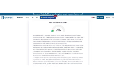 Rethinking Claims Administration through Real-Time Control